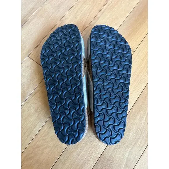 Birkenstock Lugano Suede Soft Footbed Sandals - Men’s Size 45 (12)